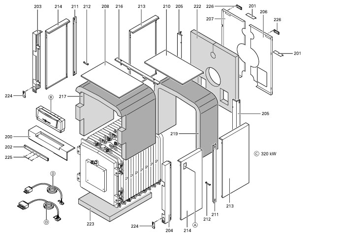 Vitorond 200 VD2 320 to 1080 kW | Viessmann Boilers Guide